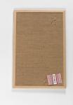NAGA Prikbord jute met houten lijst 60x100cm