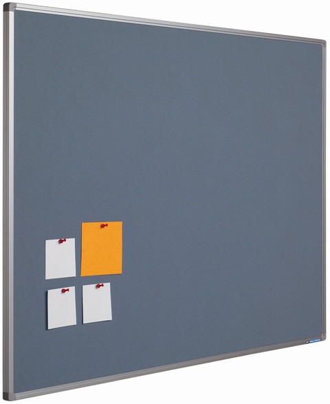 lever Korst lijden Smit Visual Prikbord Kurk Bulletin 90x180cm blauw koop je nu bij