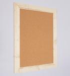 IFM-Ecom Modern Prikbord Kurk 60x80cm met blanke steigerhouten lijst