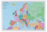 Kaart van Europa, op rol