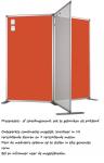 Scheidingswand, presentatiewand 110x120cm