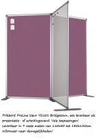 Smit Visual Prikbord ProLine kleur Pastel YS102 120x240cm 