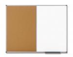 Classic duobord 90x120 cm kurk + gratis 40 pins